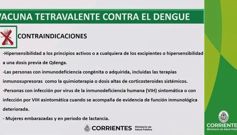 Campaña de vacunación contra el dengue: cómo inscribirse 