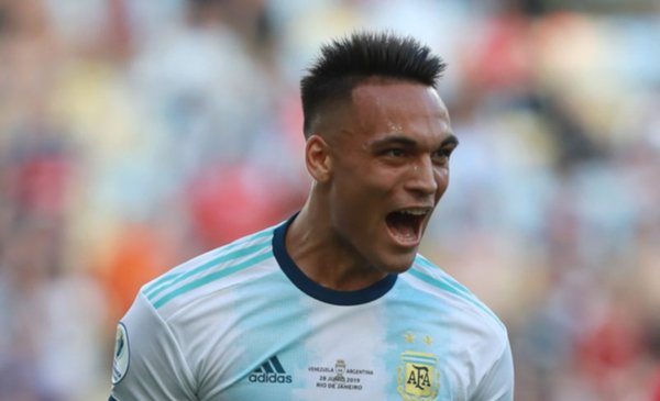 Con un gol de taco de Lautaro Martínez, Argentina le gana a Venezuela por 1  a 0 - El litoral