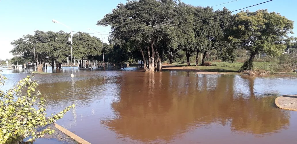 Una localidad entró en etapa de alerta por la crecida del río Uruguay