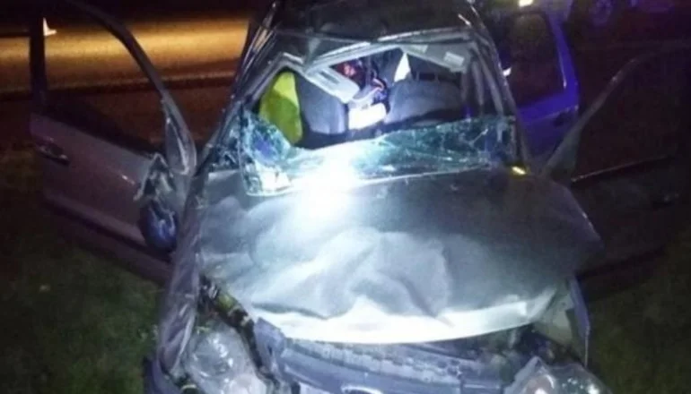 Despiste y vuelco de una camioneta en Corrientes: un hombre murió y otro resultó herido