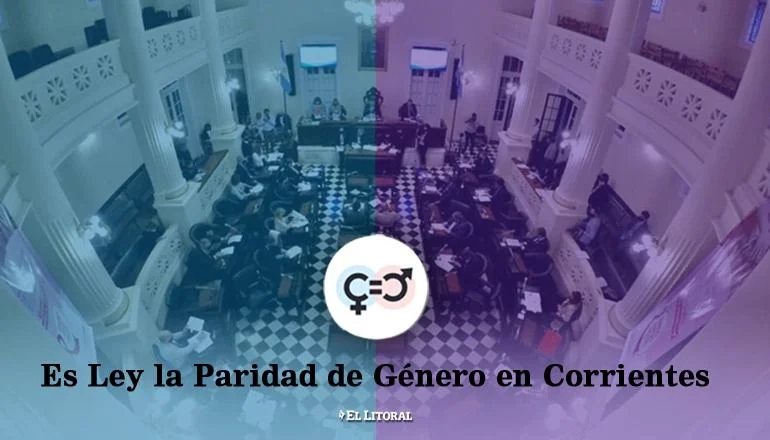 En una histórica sesión, la paridad de género es ley en Corrientes 