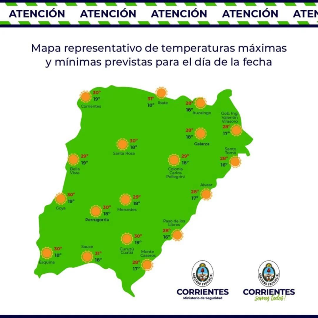 Sequía: declararon alerta amarilla por incendios en Corrientes