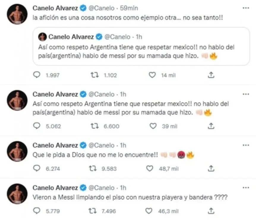 Un boxeador mexicano amenazó a Messi: lo acusó de no respetar a su país